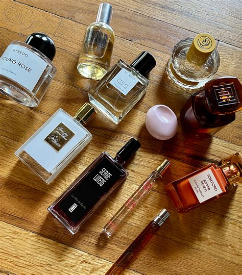 travel size perfume samples.